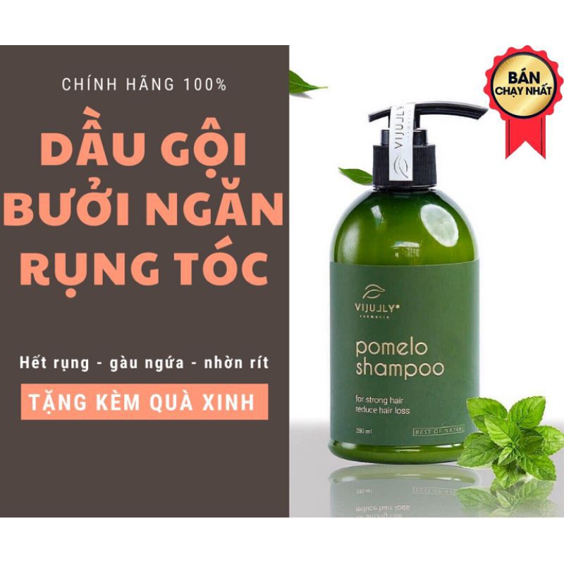 [CHÍNH HÃNG 100%] DẦU GỘI BƯỞI VIJULLY NGĂN RỤNG TÓC - HẾT GÀU NGỨA - NHỜN RÍT, TẶNG KÈM QUÀ XINH