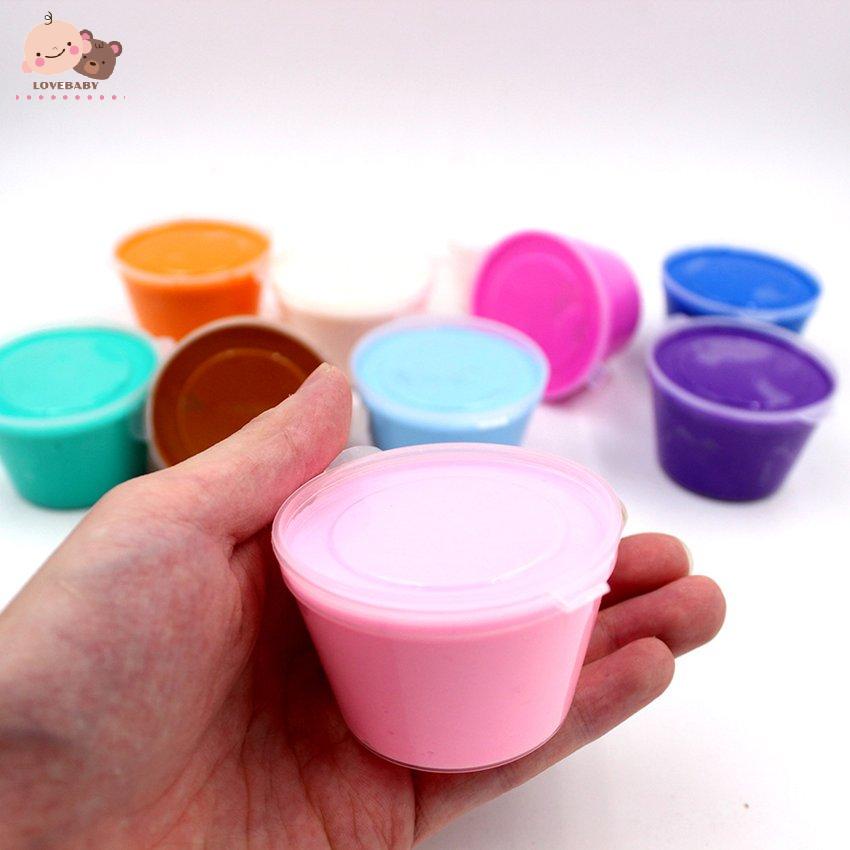 Stress Relief Fluffy Slime Craft Mud Toy No Borax Cotton Slime Clay For Kids