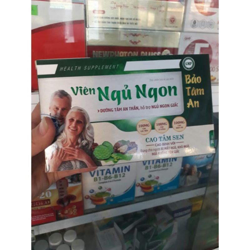 [HIỆU QUẢ 100%] VIÊN NGỦ NGON BẢO TÂM AN CẢI THIỆN GIẤC NGỦ {chính hãng}