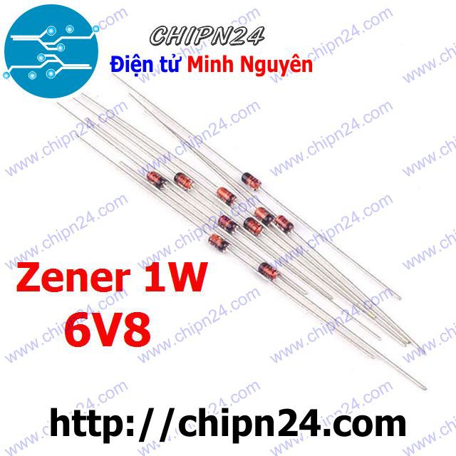 [10 CON] Diode Zener 1W 6V8 DIP 1N4736A