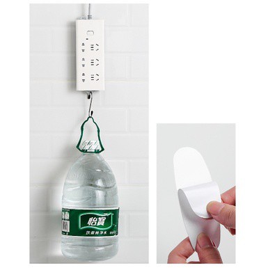 Combo 10 Miếng dán tường treo ổ cắm điện, bộ phát wifi, điều khiển TV, điều hòa không cần khoan đục