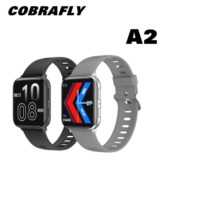 Đồng Hồ Thông Minh Cobrafly A2 Hỗ Trợ Theo Dõi Sức Khỏe Có Bộ Nhớ 4GB Và Màn Hình Vuông 1.54inch