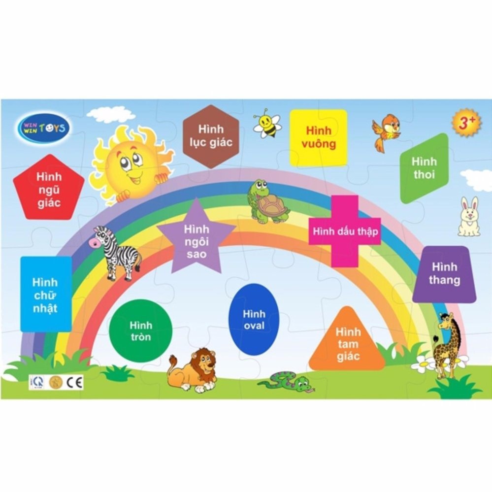 Đồ chơi Bé vui học hình Winwintoys 69442