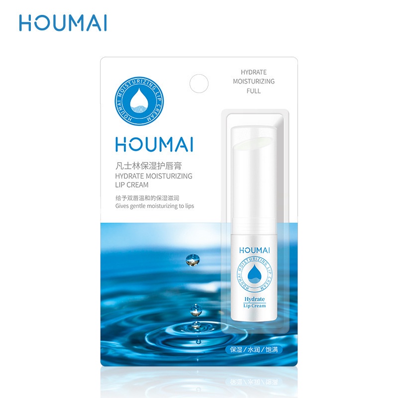 Son dưỡng môi dạng mặt nạ Houmai chiết xuất thực vật giữ ẩm chống nứt nẻ môi