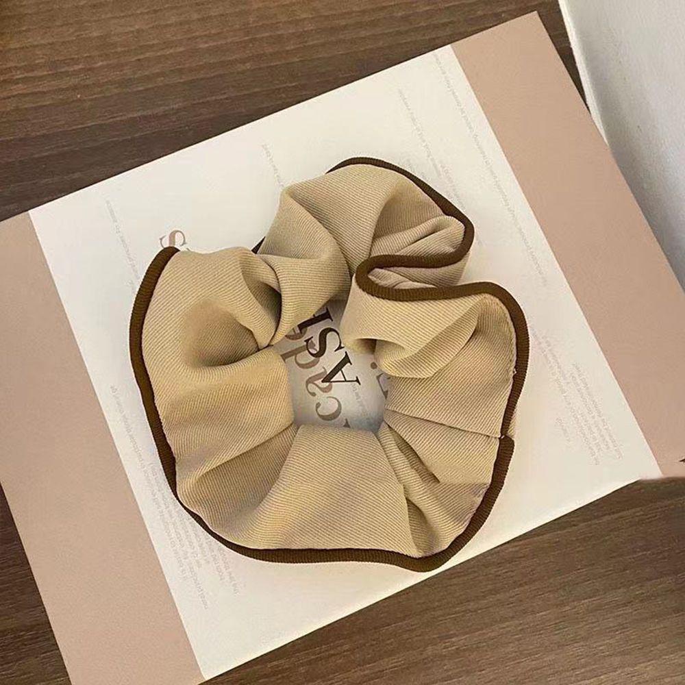 Dây Cột Tóc Cao Su Co Giãn Màu Trơn Dễ Thương Ngọt Ngào Cho Nữ WMES15H