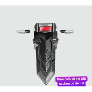 Dè biển số exciter 155 cacbon có đèn