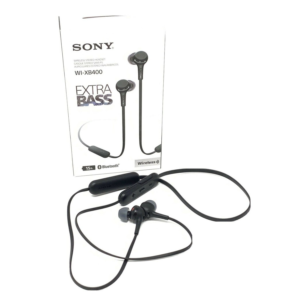 Tai nghe Blutooth Sony WI XB400 ( WI-XB400 ) - Hàng Chính Hãng