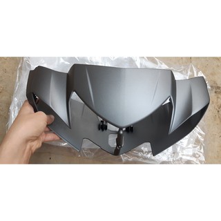 Ốp đầu trước (Nắp trước tay lái) Sirius Ghi xám mờ