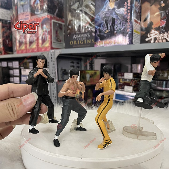 Bộ 4 nhân vật Lý Tiểu Long - Bruce Lee - Figure Bruce Lee