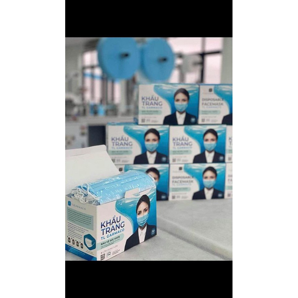 KHẨU TRANG KHÁNG KHUẨN 4 LỚP  (4-PLY MEDICAL FACE MASK) TRÚC LONG HỘP 50C