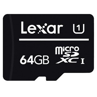 Thẻ nhớ 64GB Lexar MicroSD class 10 UHS-I - 80MB/s tốc độ