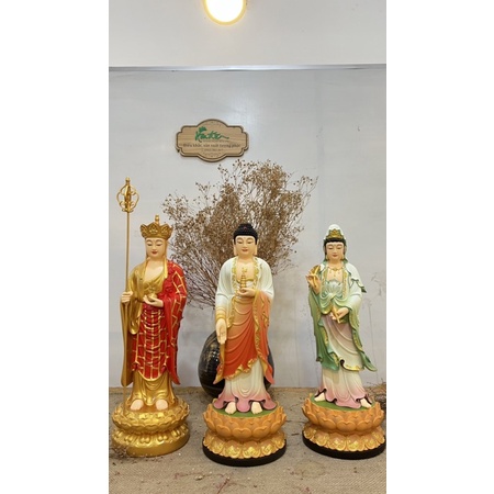 Ta Bà Tam Thánh đứng cao 45cm -47cm