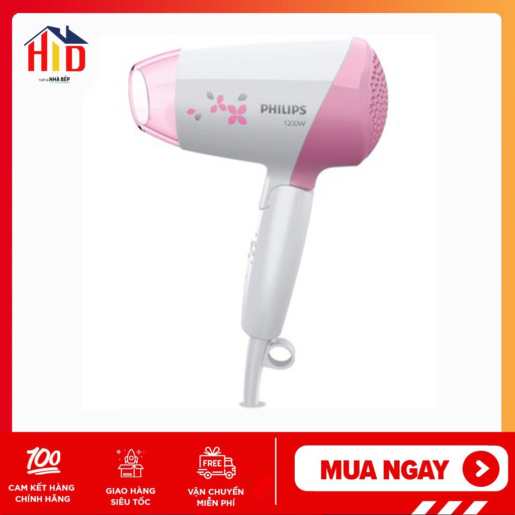 Máy Sấy Tóc Philips Mini HP 8120 Dưỡng Ẩm Chăm Sóc Tóc công xuất 1200W