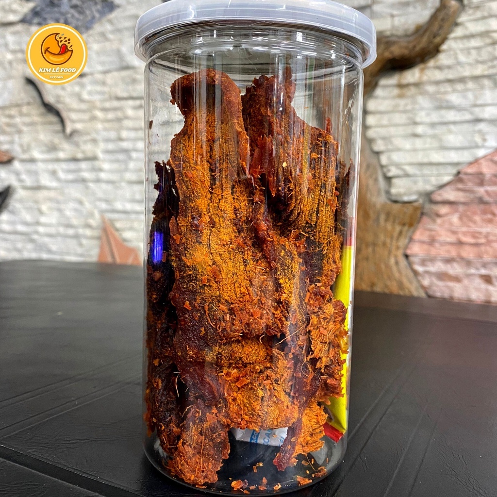 Khô Bò Miếng Mềm - Khô Bò Miếng 250g Đồ Ăn Vặt Kim Lê Food