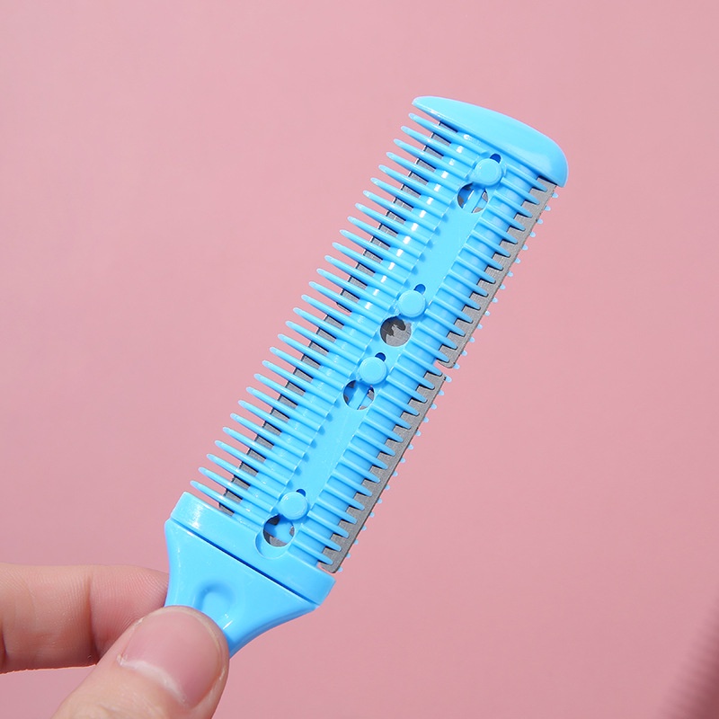 Lược lược tỉa tóc kèm 2 dao tem cạo đa năng tóc mái