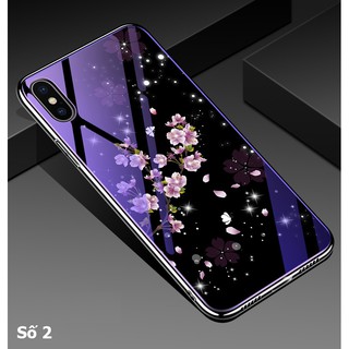 Ốp lưng iphone kính hoa cực đẹp