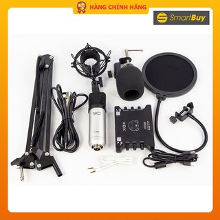 COMBO Mic thu âm TIKO T100+Soundcard XOX KS108