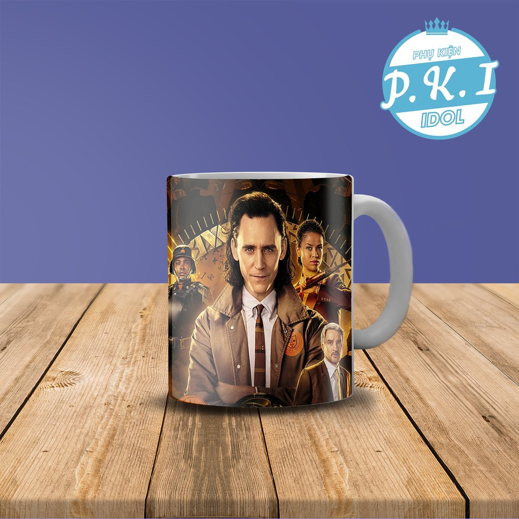 Cốc Sứ Cao Cấp In Hình Thần Loki – Kẻ Thù Không Đội Trời Chung Của Thor