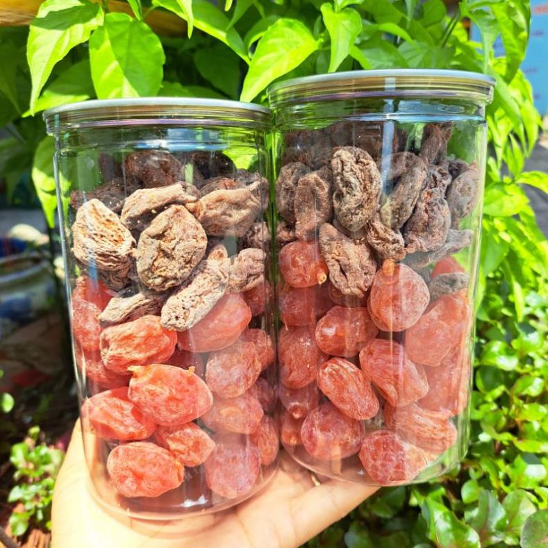 500gr Mix 2 vị : Xí Muội Thịt- Ô Mai Đào Hồng Chua Ngọt - #FREESHIP ĐƠN TỪ 50K