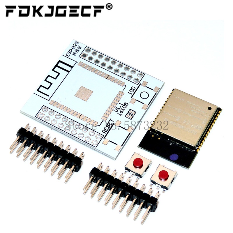 Mô Đun Wifi ESP32 ESP-WROOM-32 IoT + Bảng Mạch Chuyển Đổi ESP-32S