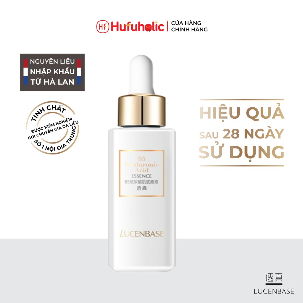 [Mã COS1904 giảm 8% đơn 300K] LUCENBASE – Tinh chất Hyaluronic Acid B5 Essence dưỡng ẩm phục hồi dịu da