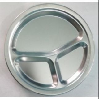 KHAY PHẦN INOX 3 NGĂN - KHAY CƠM 3 NGĂN INOX HÌNH TRÒN, DÀI
