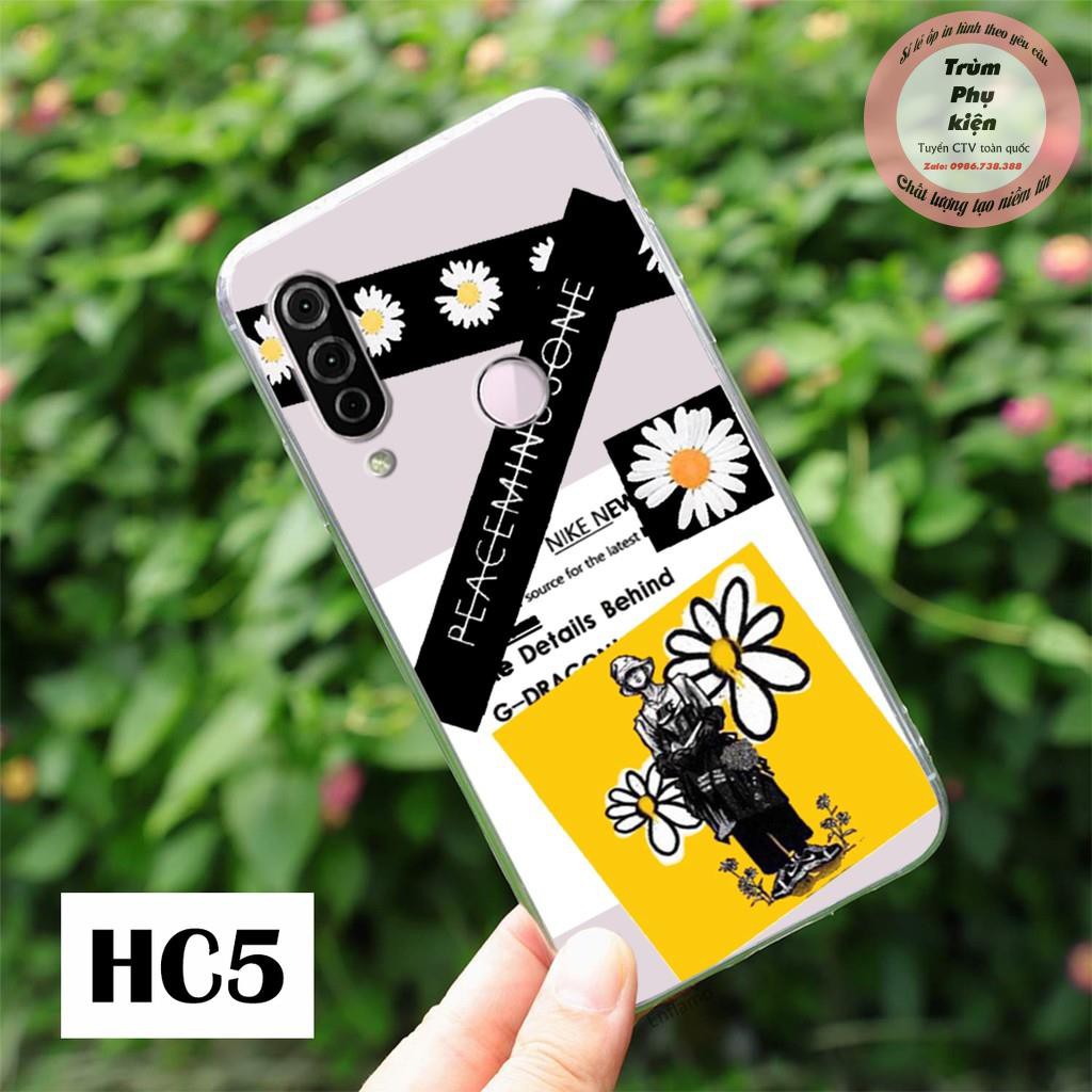 Ốp dẻo trong  dành cho Vsmart Joy 3 / Joy 4 Just do it tách nền in hình Hoa cúc Peaceminusone