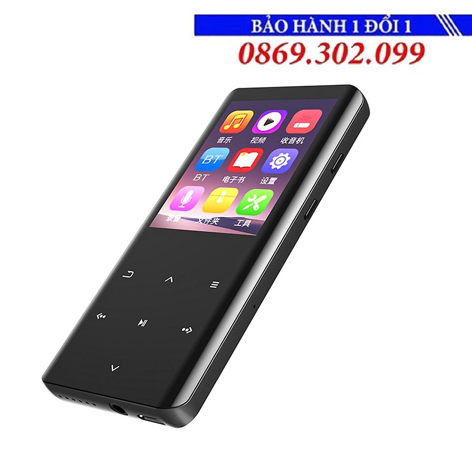 Máy Nghe Nhạc MP3 Màn Hình Cảm Ứng Bluetooth Ruizu D18 Bộ Nhớ Trong 32GB - Hàng Chính Hãng