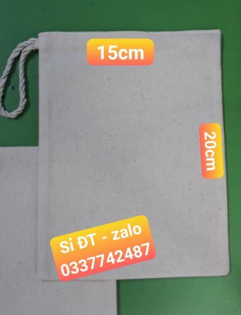 Sỉ TÚI VẢI - làm túi đựng than hoạt tính - sx quanh năm