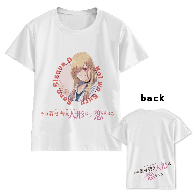 Áo Thun Tay Ngắn In Hình Anime My Dress-Up Darling Gojo Wakana Inui Sajuna Kitagawa Thời Trang Mùa Hè Cho Nam Và Nữ