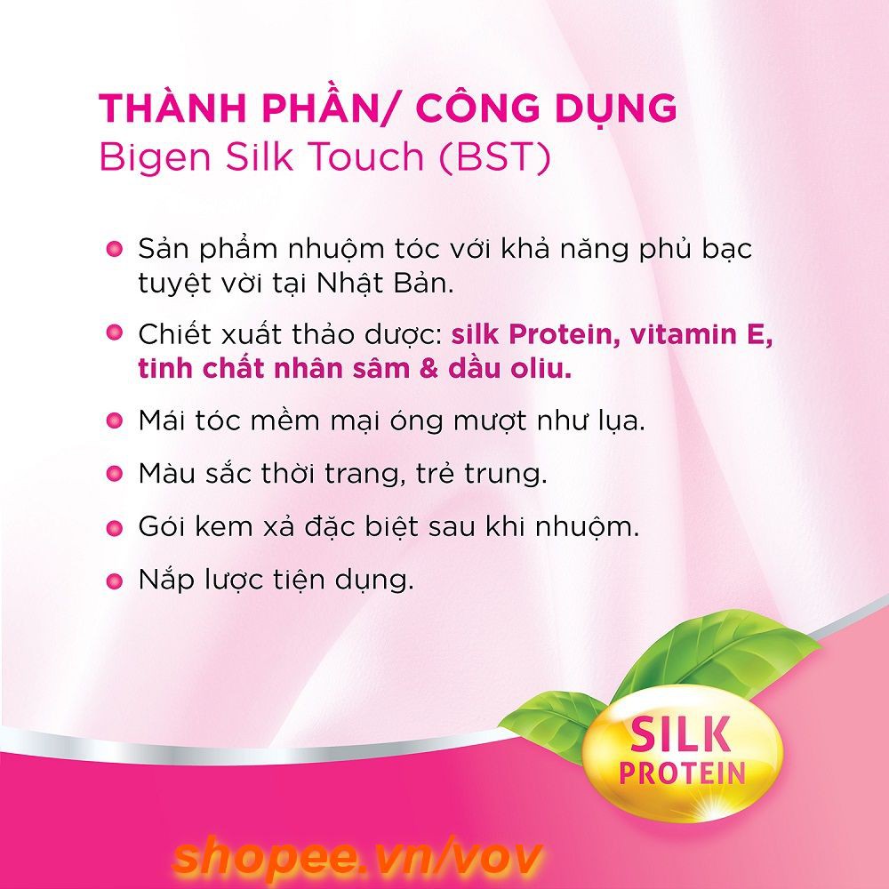 Thuốc Nhuộm Tóc 7r Đỏ Đồng Bigen Silk Touch Cream Color Bst Chính Hãng.