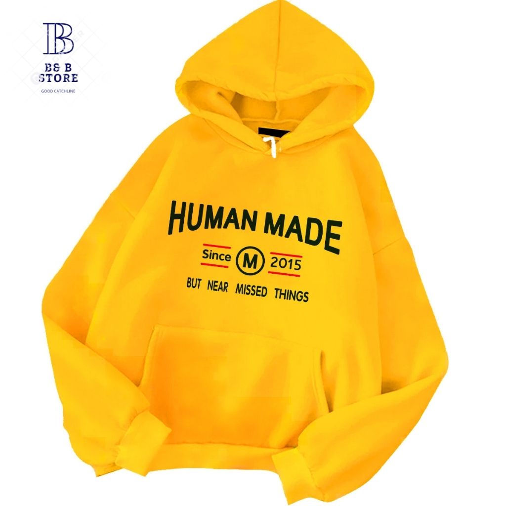 ÁO HOODIE IN HUMAN MADE FORM NAM NỮ NHIỀU MÀU ĐỦ SIZE