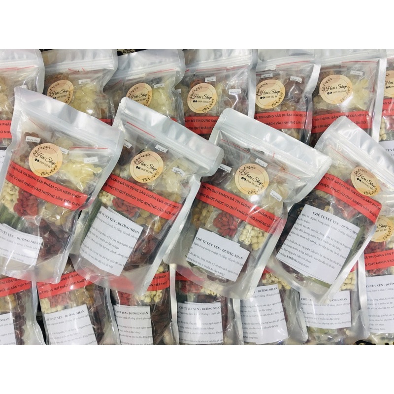6 ( SÁU) Set lớn 500g- CHÈ TUYẾT YẾN-14 vị- CÓ HOA MỘC- Tặng kèm 6 phần Táo Đỏ.