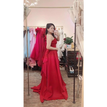 Đầm dự tiệc mặc cưới mặc được 2 kiểu TRIPBLE T DRESS - size M/L (kèm ảnh/video thật) MS308V