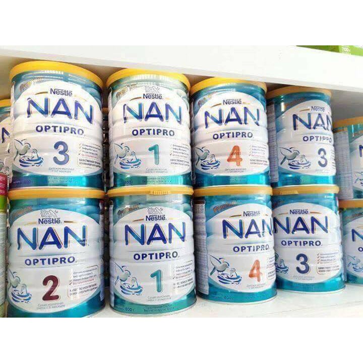 Sữa Nan Nga đủ số 400g, 800g