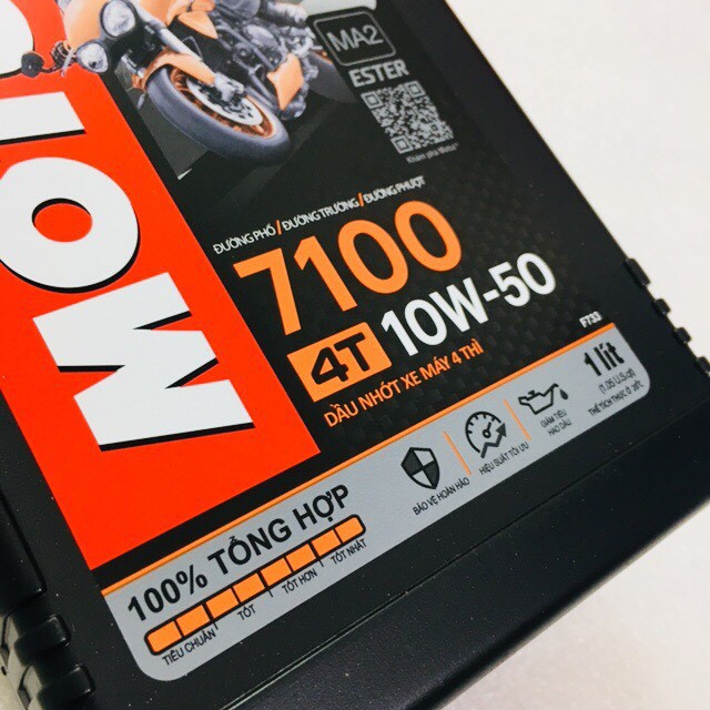 NHỚT MOTUL 7100 4T 10W50 1L - TỔNG HỢP HOÀN TOÀN