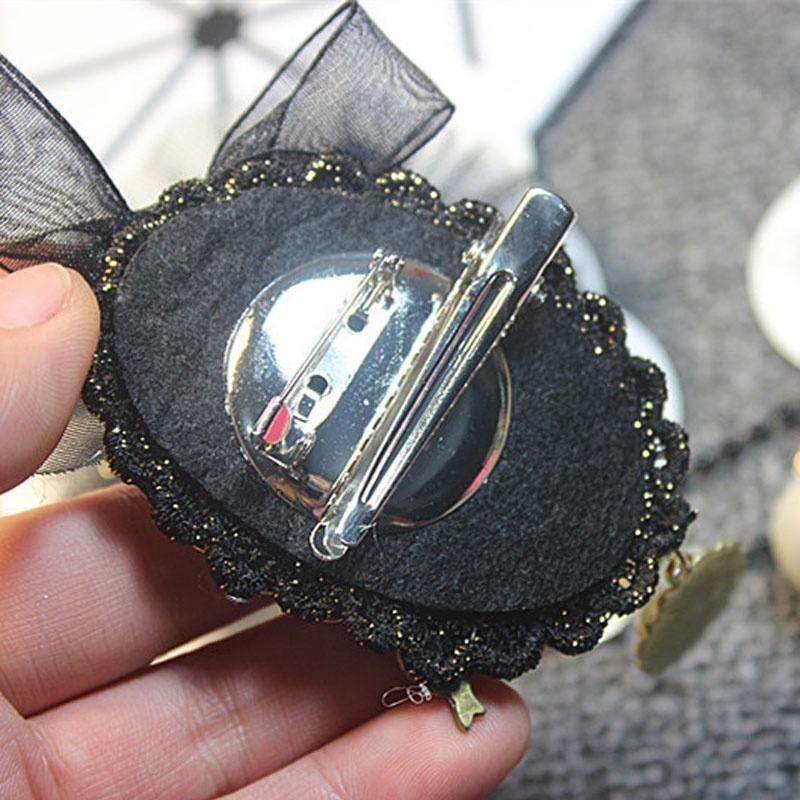 Hand Made Vintage Clothes Brooch Collar Fashion Letter 5 Pearl Fringe Corsage Pin Woman