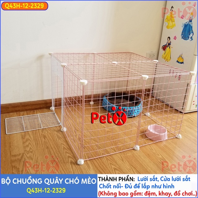 [ CHUỒNG QUỐC DÂN] chuồng chó, chuồng mèo 12 tấm siêu tiện ích