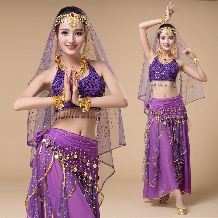 Bộ trang phục múa bụng phong cách Ấn Độ thời trang cho nữ | BigBuy360 - bigbuy360.vn