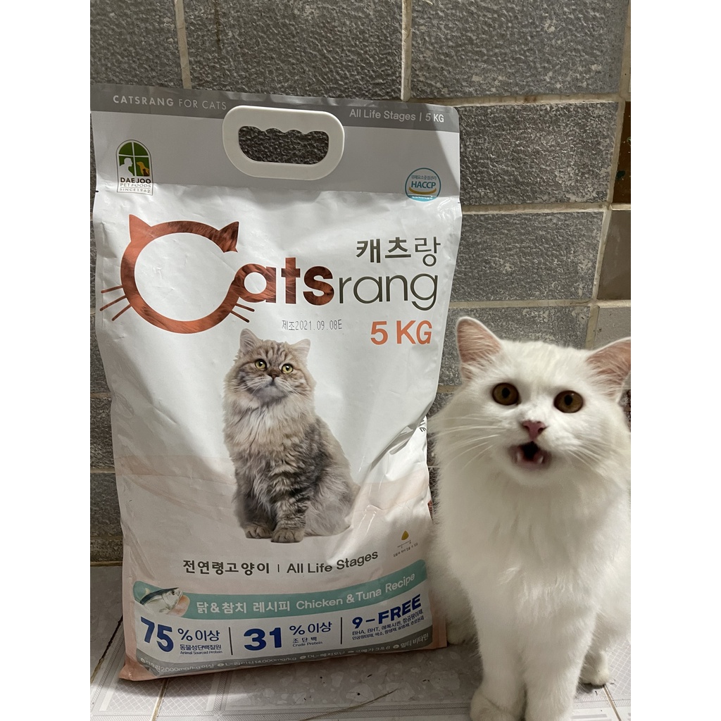 Hạt thức ăn cho mèo Catsrang 5Kg