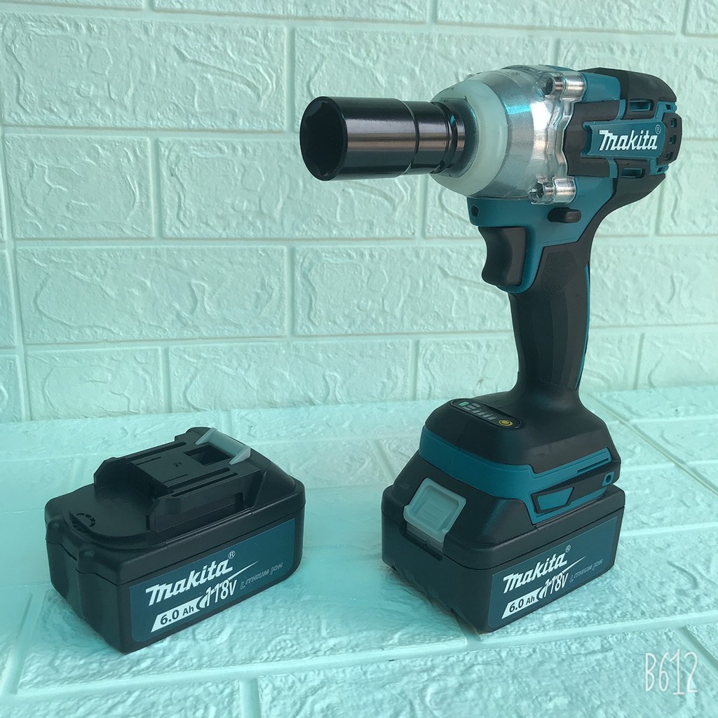 Máy vặn ốc Makita 118v 6Ah Lực siết 500N.m Kèm Bộ Phụ Kiện Và 5 Khẩu