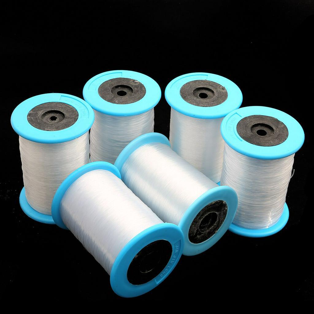 Beadia 1 Cuộn Dây Cước Nylon Trong Suốt Dùng Làm Trang Sức Thủ Công