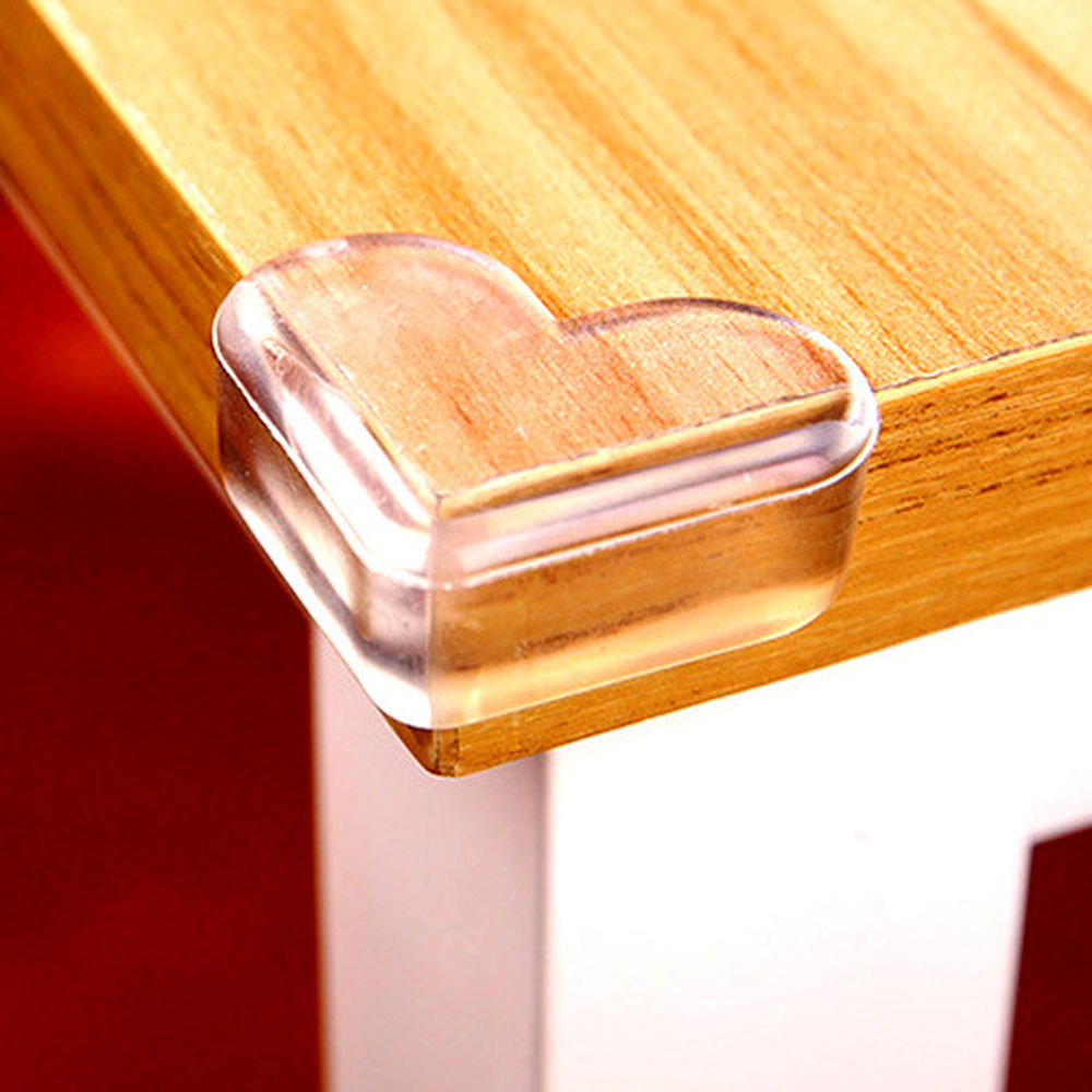 Bọc Góc Bàn Giữ An Toàn Cho Bé Chất Liệu Nhựa Pvc Màu Trong Suốt