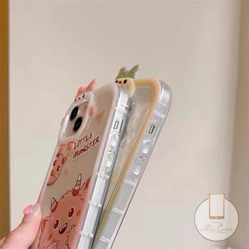 Ốp Điện Thoại TPU Mềm Họa Tiết Quái Vật Hoạt Hình 3D Cho IPhone 11 13 12 14 Pro MAX 6 6S 7 8 Plus XR X XS MAX SE