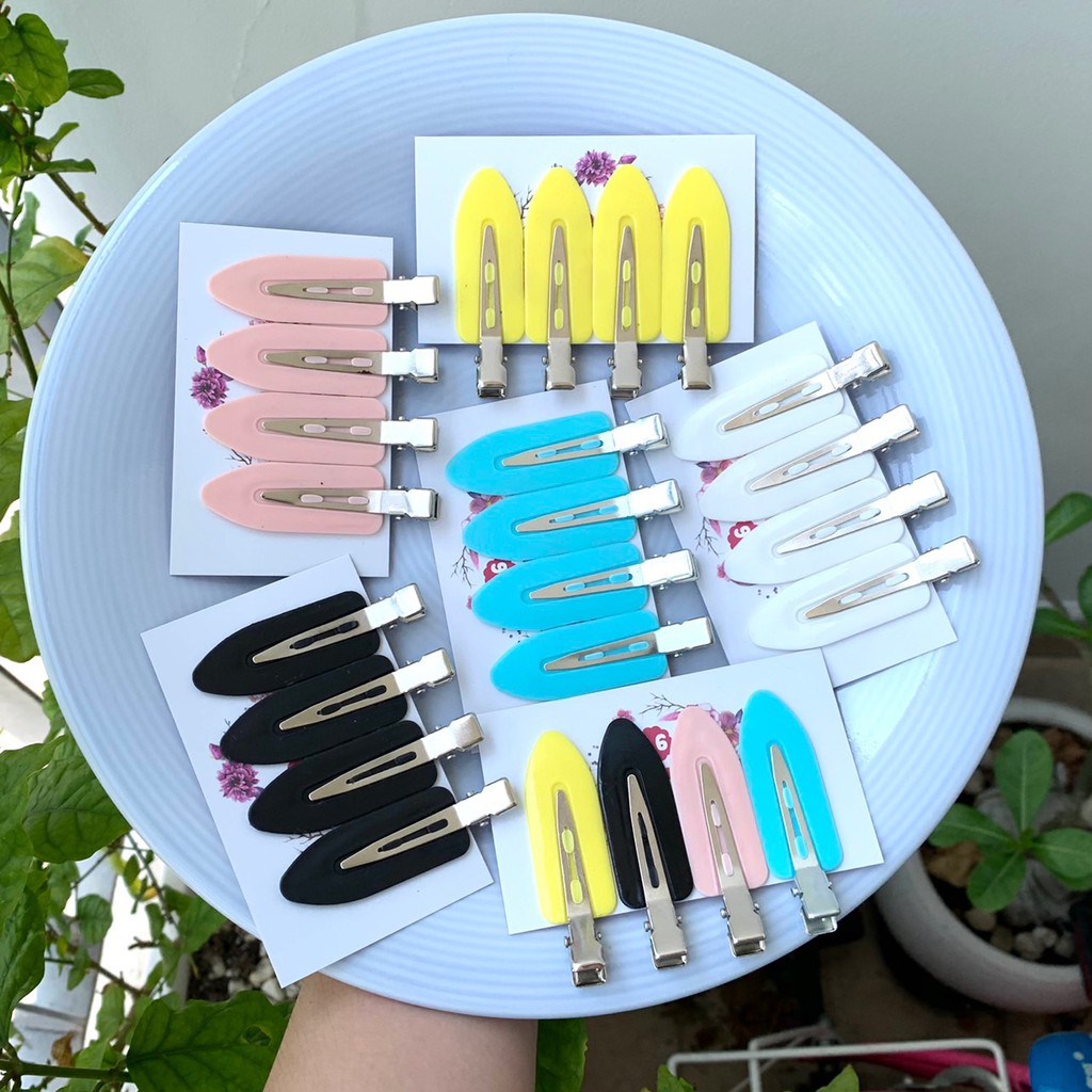 Set 4 Kẹp tóc không tạo nếp tiện dụng