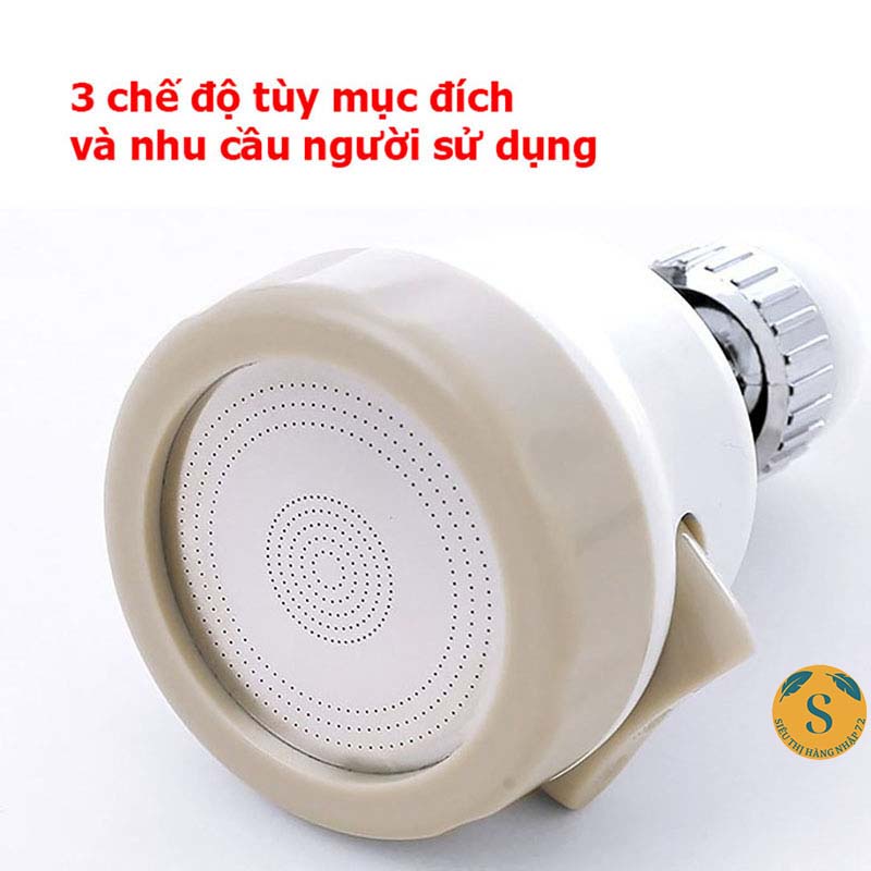 Đầu Vòi Nối Rửa Bát Tăng Áp Xoay 360 Độ (VÒI TĂNG ÁP)