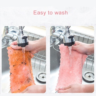 Khăn lau chén dĩa sợi microfiber 25*25cm thấm hút tốt