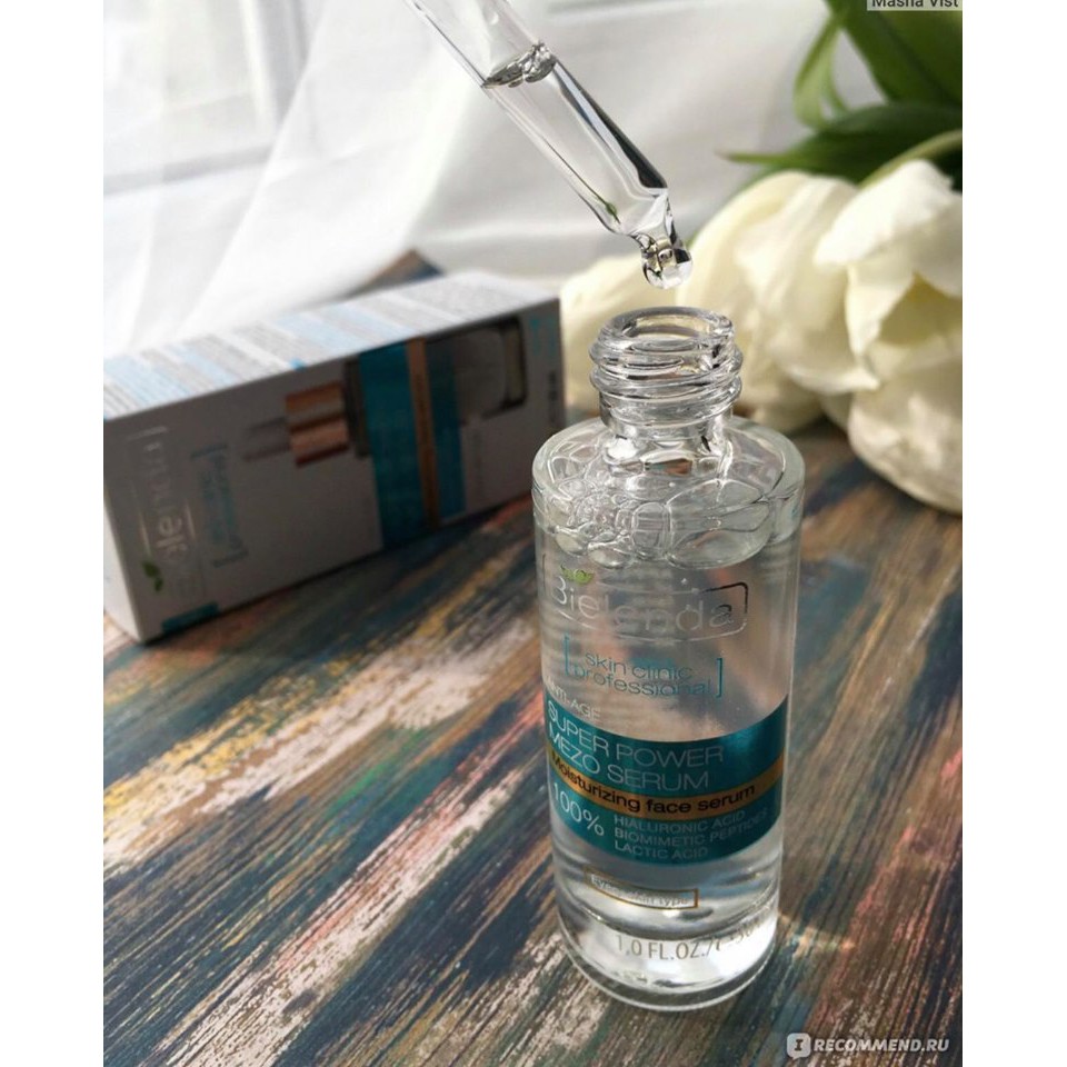 Serum Bielenda Super Power Mezo  Dành Cho Da Khô, Da Bị Mất Nước Và Da Nhạy Cảm