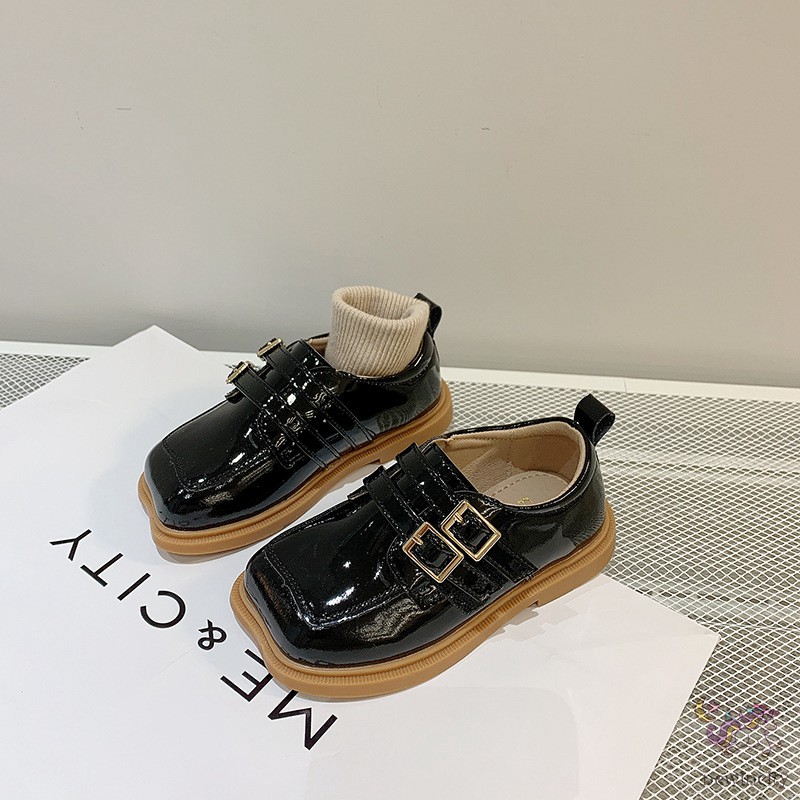 Giày Kiểu Dáng Công Chúa Phong Cách Retro Cho Bé Gái