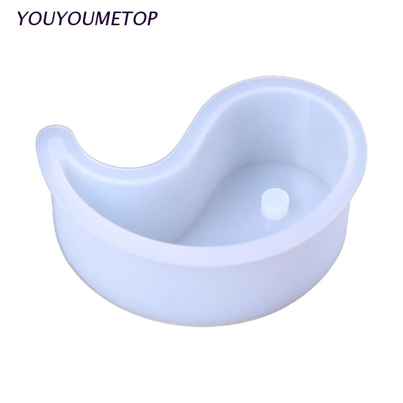Khuôn làm xà phòng/ nến hình âm dương độc đáo tiện dụng